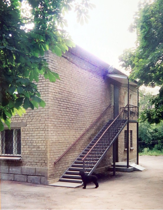 Bochumer Haus in der umkämpften Stadt Donezk .Foto: Walter Fischer 